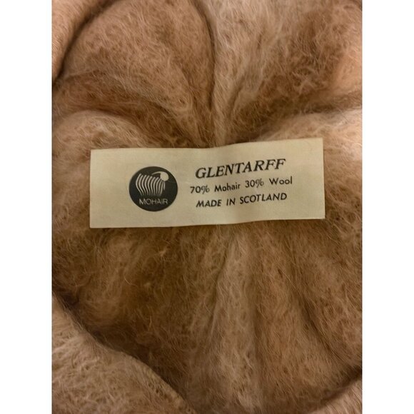 Vintage Glentarff Mohair Blend Tam o Shanter Made in Scotland Scottish Neutral main image 7